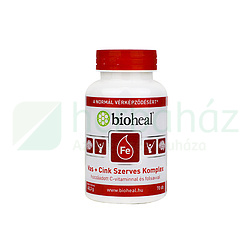 Bioheal Vas Cink Szerves Komplex Tabletta Db Herbah Z