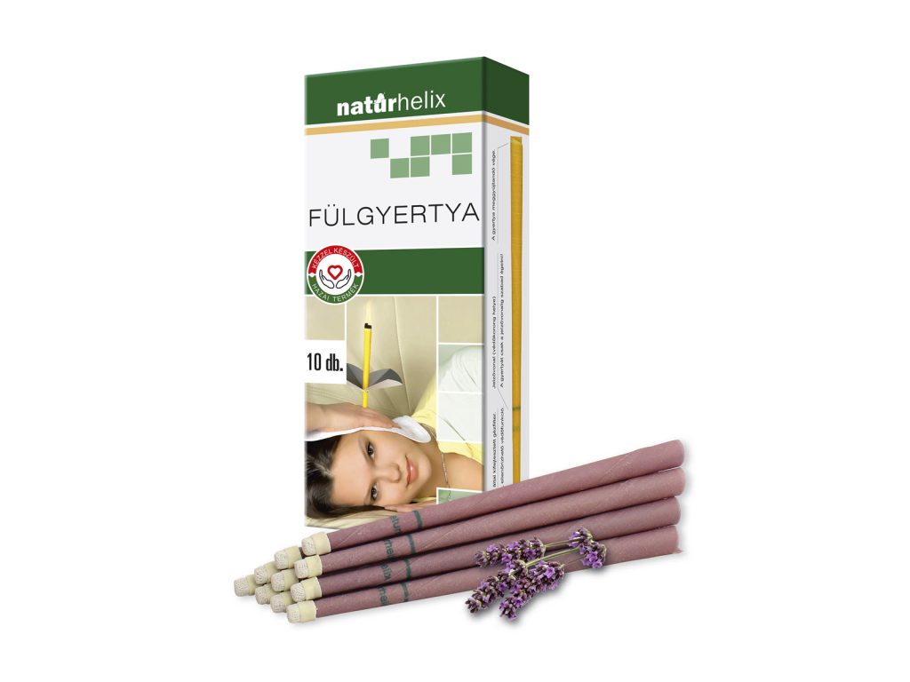 NATURHELIX FÜLGYERTYA LEVENDULA 10DB
