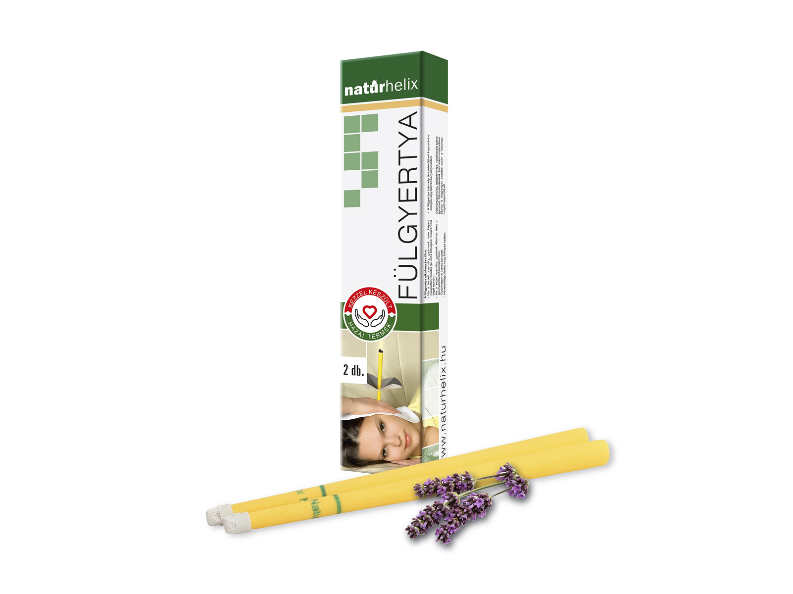 NATURHELIX FÜLGYERTYA LEVENDULA 2DB