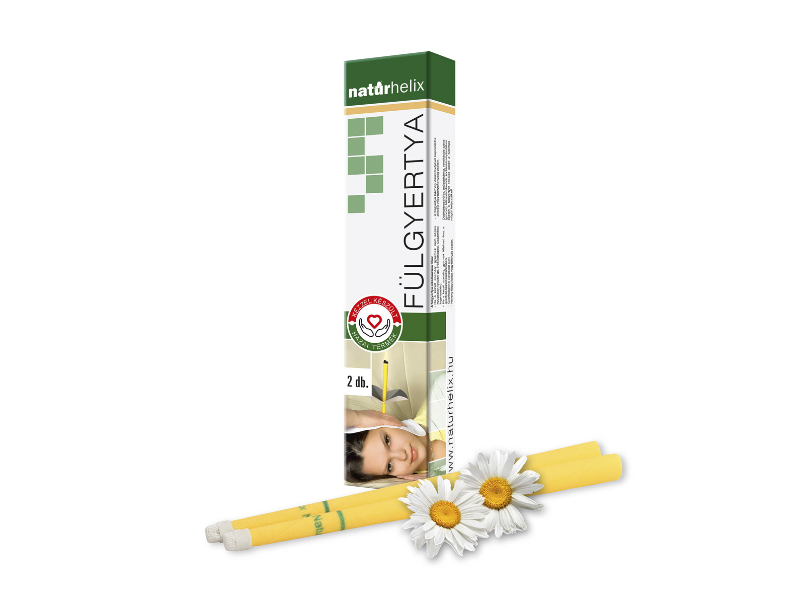 NATURHELIX FÜLGYERTYA KAMILLA 2DB