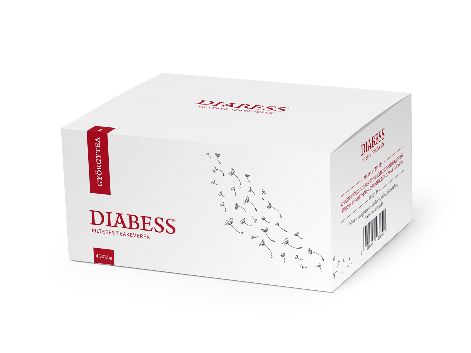 DIABESS FILTERES TEAKEVERÉK GYÖRGYTEA 40DB