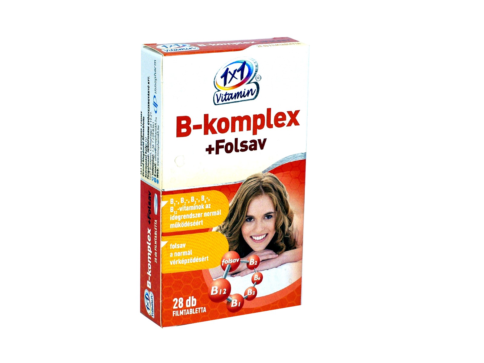 1X1 VITAMIN B-KOMPLEX+FOLSAV TABLETTA 28DB