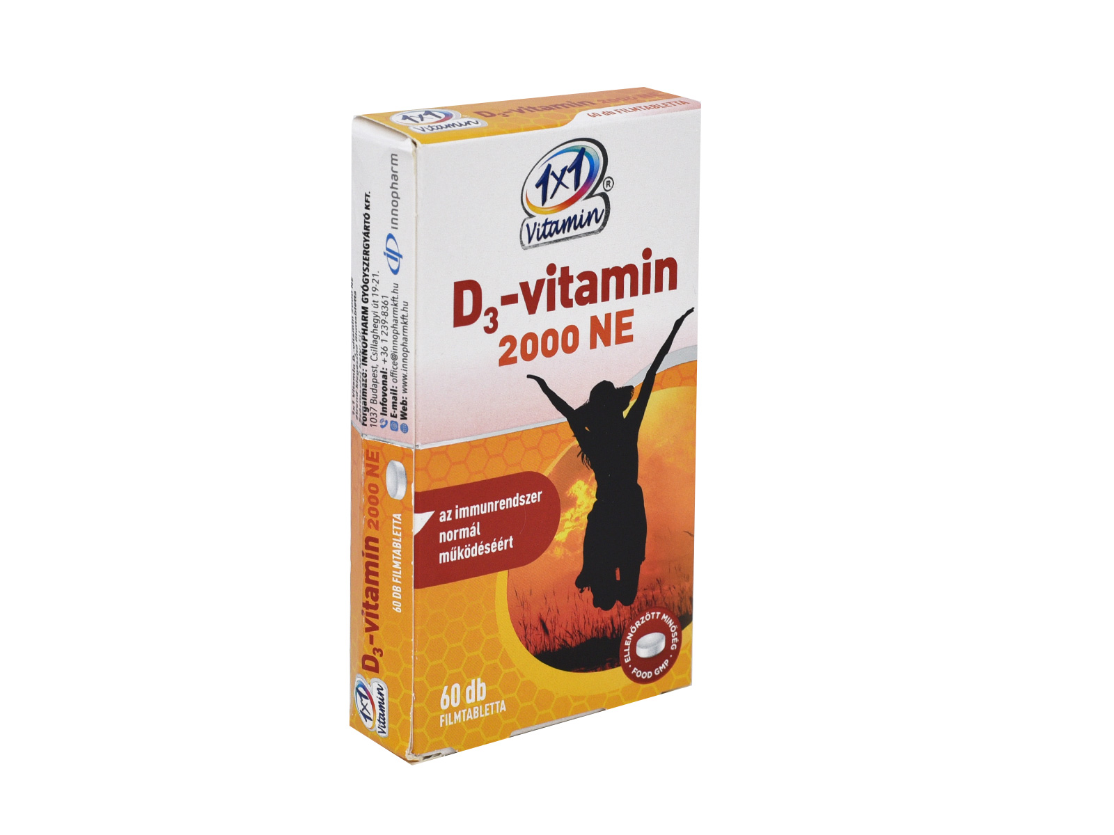1X1 VITAMIN D3-VITAMIN 2000NE FILMTABLETTA 60DB
