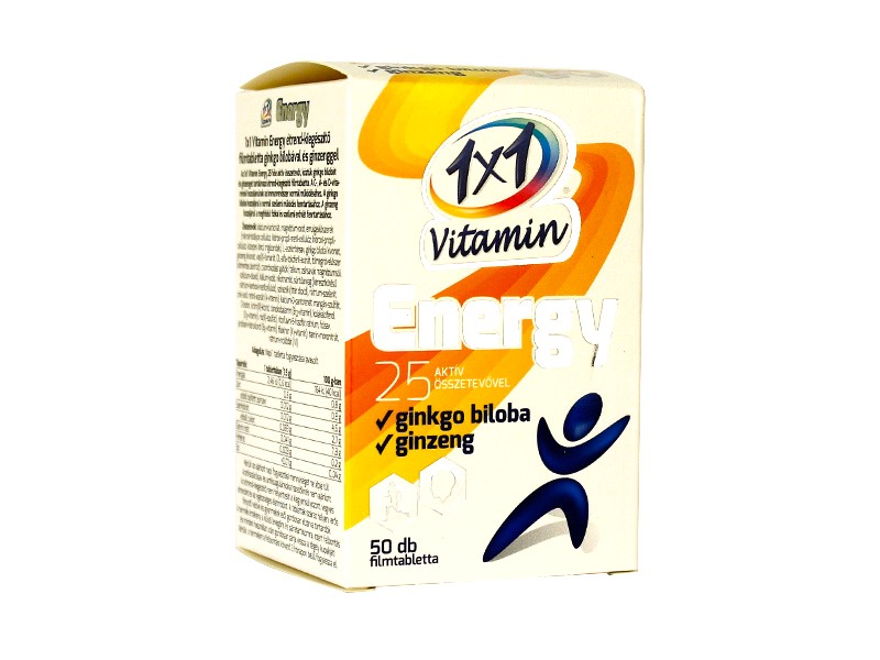 1X1 VITAMIN ENERGY FILMTABLETTA 50DB