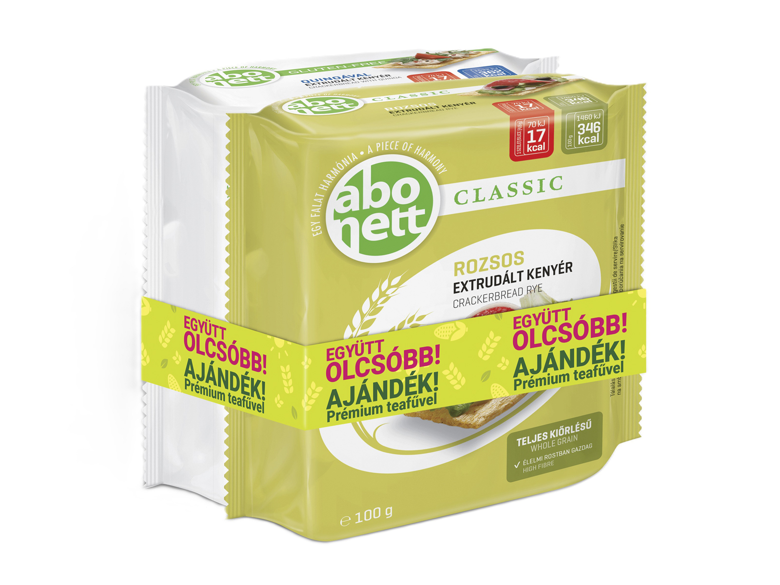 ABONETT DUOPACK QUINOÁS&ROZSOS 2X100G