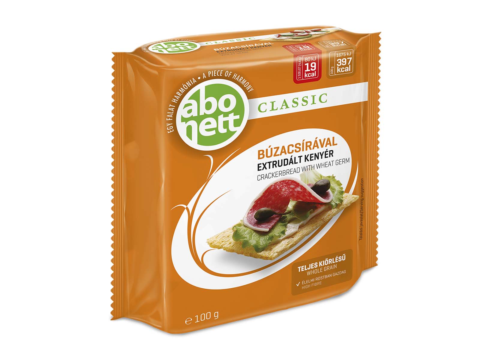 ABONETT EXTRUDÁLT KENYÉR BÚZACSÍRÁS 100G