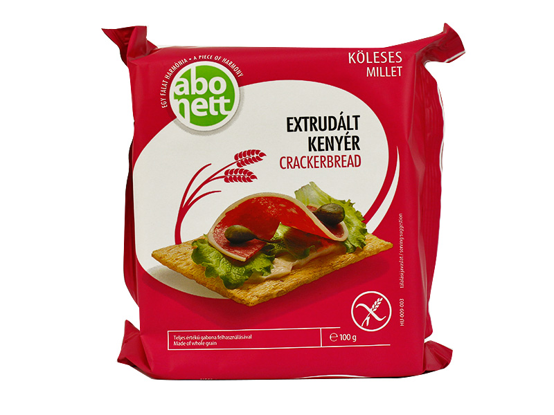 GLUTÉNMENTES ABONETT EXTRUDÁLT KENYÉR KÖLESES 100G