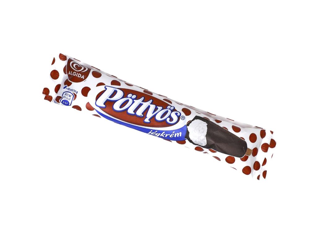 ALGIDA PÖTTYÖS NATÚR PÁLCIKÁS JÉGKRÉM 40ML  [F]