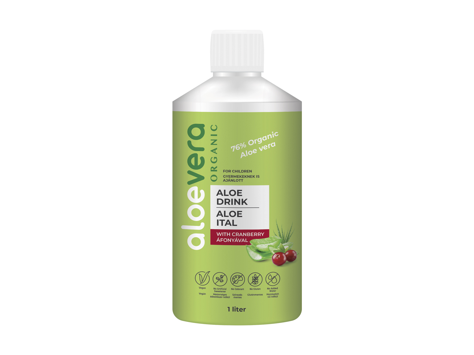 ALOE VERA ORGANIC ITAL NEKTÁR ÁFONYÁVAL 1000ML DRS+50FT BETÉTDÍJ