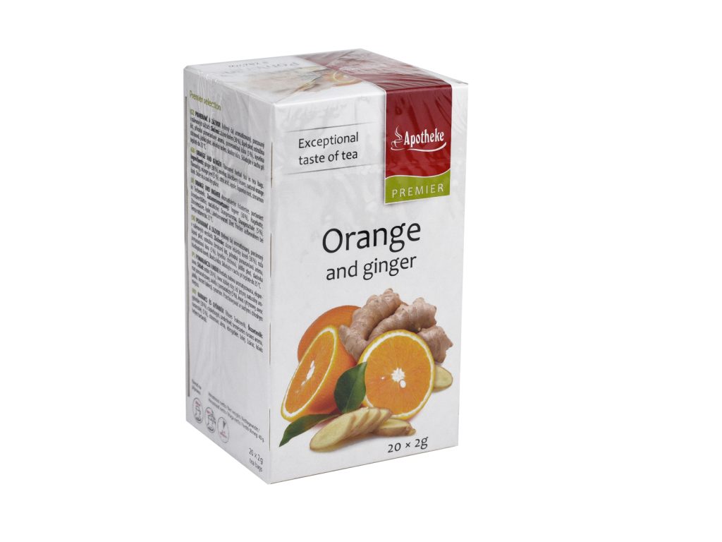 APOTHEKE TEA GYÖMBÉRES NARANCS FILTERES 20DB