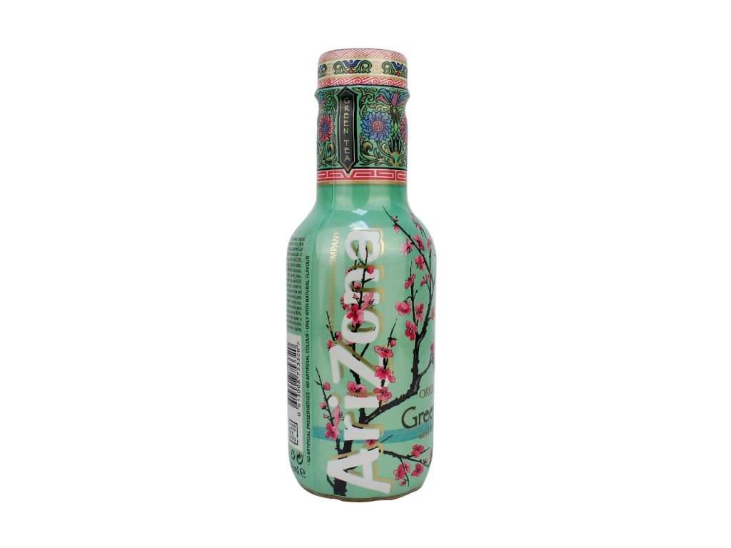 ARIZONA SZÉNSAVMENTES ÜDÍTŐ ZÖLD TEA MÉZZEL-GINZENGGEL 450ML DRS+50FT BETÉTDÍJ