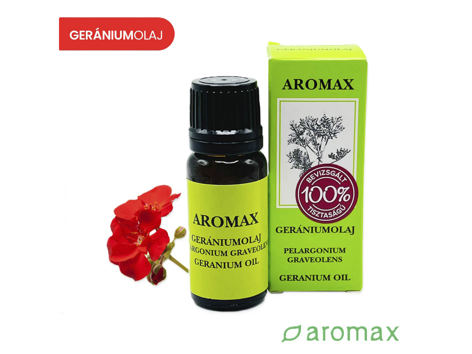 AROMAX ILLÓOLAJ GERÁNIUM 10ML