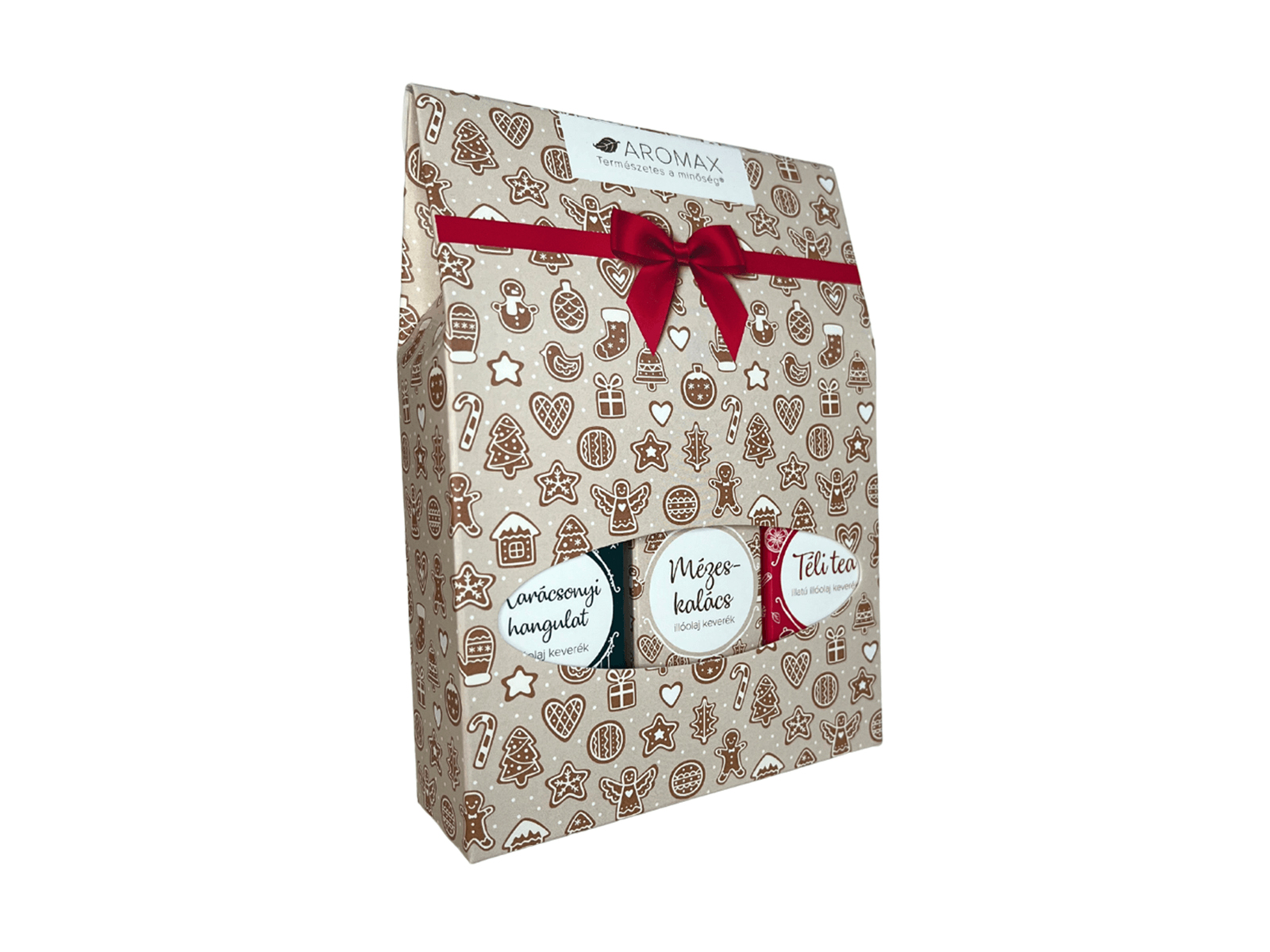 AROMAX KARÁCSONYI HANGULAT AJÁNDÉKCSOMAG BARNA 1DB