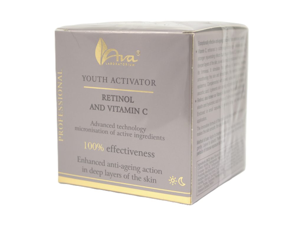 AVA FIATALSÁG AKTIVÁTOR RETINOL ÉS C-VITAMIN HATÓANYAGÚ RÁNCTALANÍTÓ ARCKRÉM 50ML