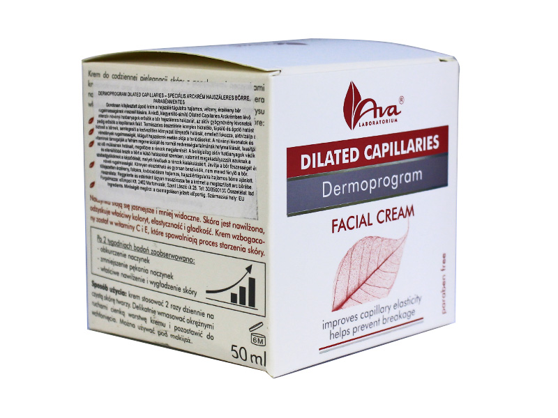 AVA SPECIÁLIS ARCKRÉM ROSACEÁS ÉS HAJSZÁLERES BŐRRE 50ML