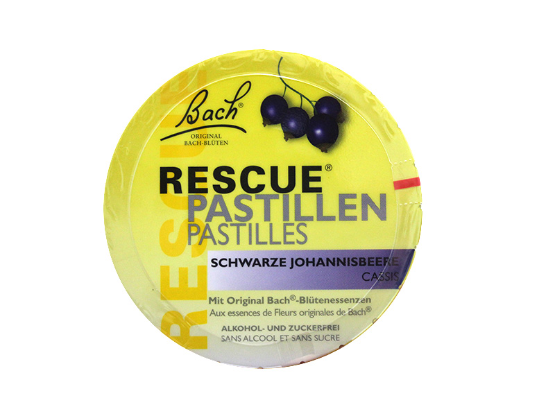 BACH RESCUE PASZTILLA FEKETE RIBIZLIS 50G