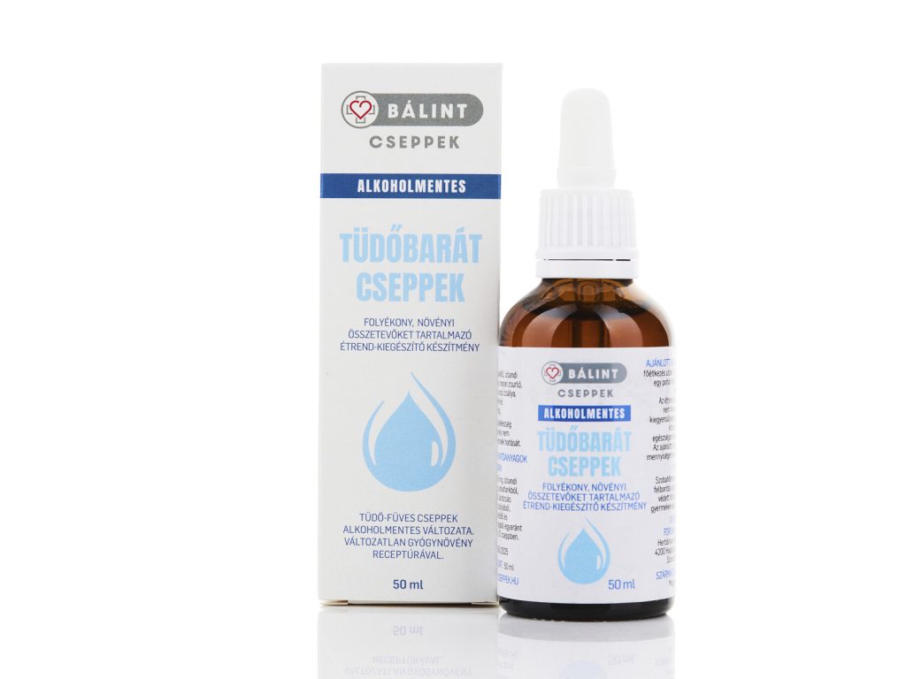 BÁLINT CSEPPEK ALKOHOLMENTES TÜDŐBARÁT FOLYÉKONY ÉTREND-KIEGÉSZÍTŐ KÉSZÍTMÉNY 50ML