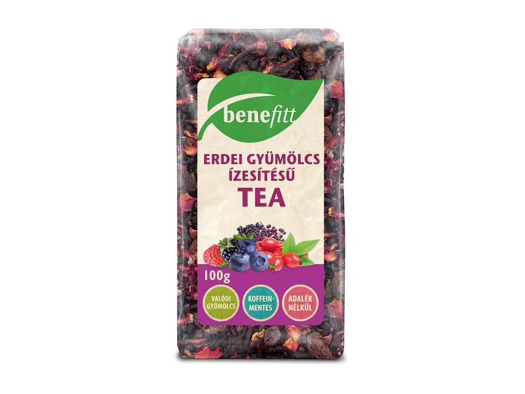 BENEFITT ERDEI GYÜMÖLCS ÍZESÍTÉSŰ GYÜMÖLCSTEA 100G