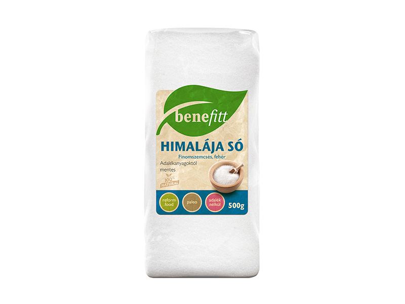 BENEFITT HIMALÁJA SÓ FEHÉR FINOM 500G
