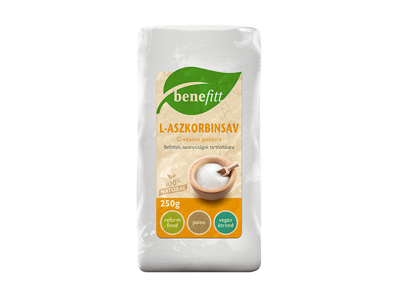 BENEFITT L-ASZKORBINSAV 250G