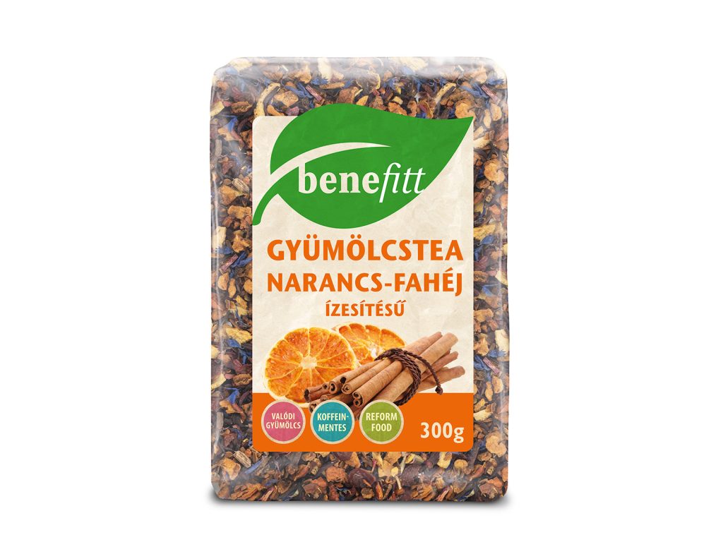 BENEFITT NARANCS-FAHÉJ ÍZŰ GYÜMÖLCSTEA 300G