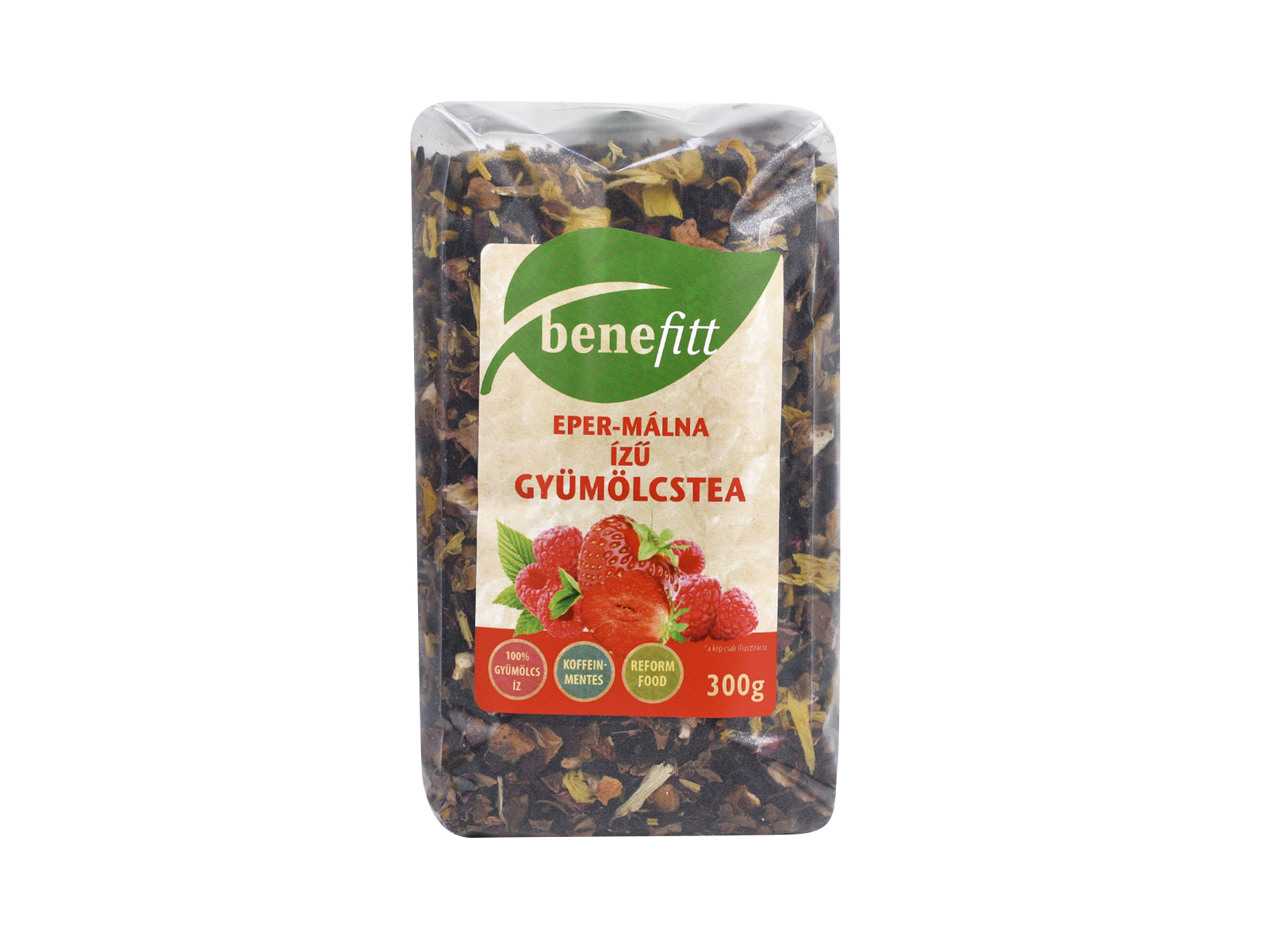 BENEFITT EPER-MÁLNA ÍZŰ GYÜMÖLCSTEA 300G