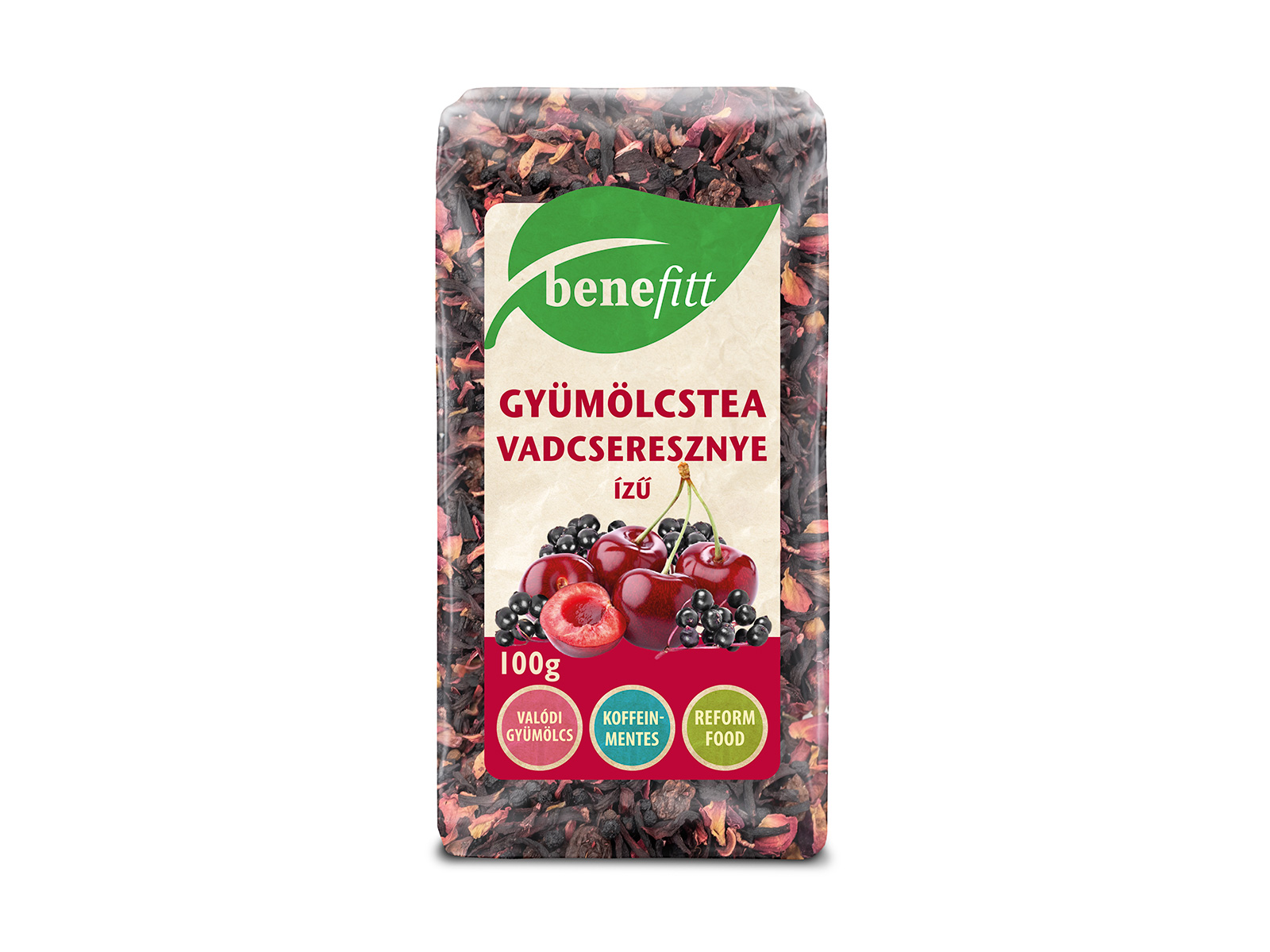 BENEFITT VADCSERESZNYE ÍZŰ TEA 100G