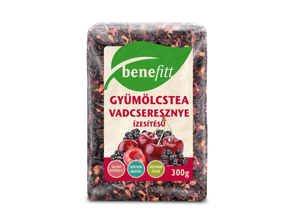 BENEFITT VADCSERESZNYE ÍZŰ TEA 300G