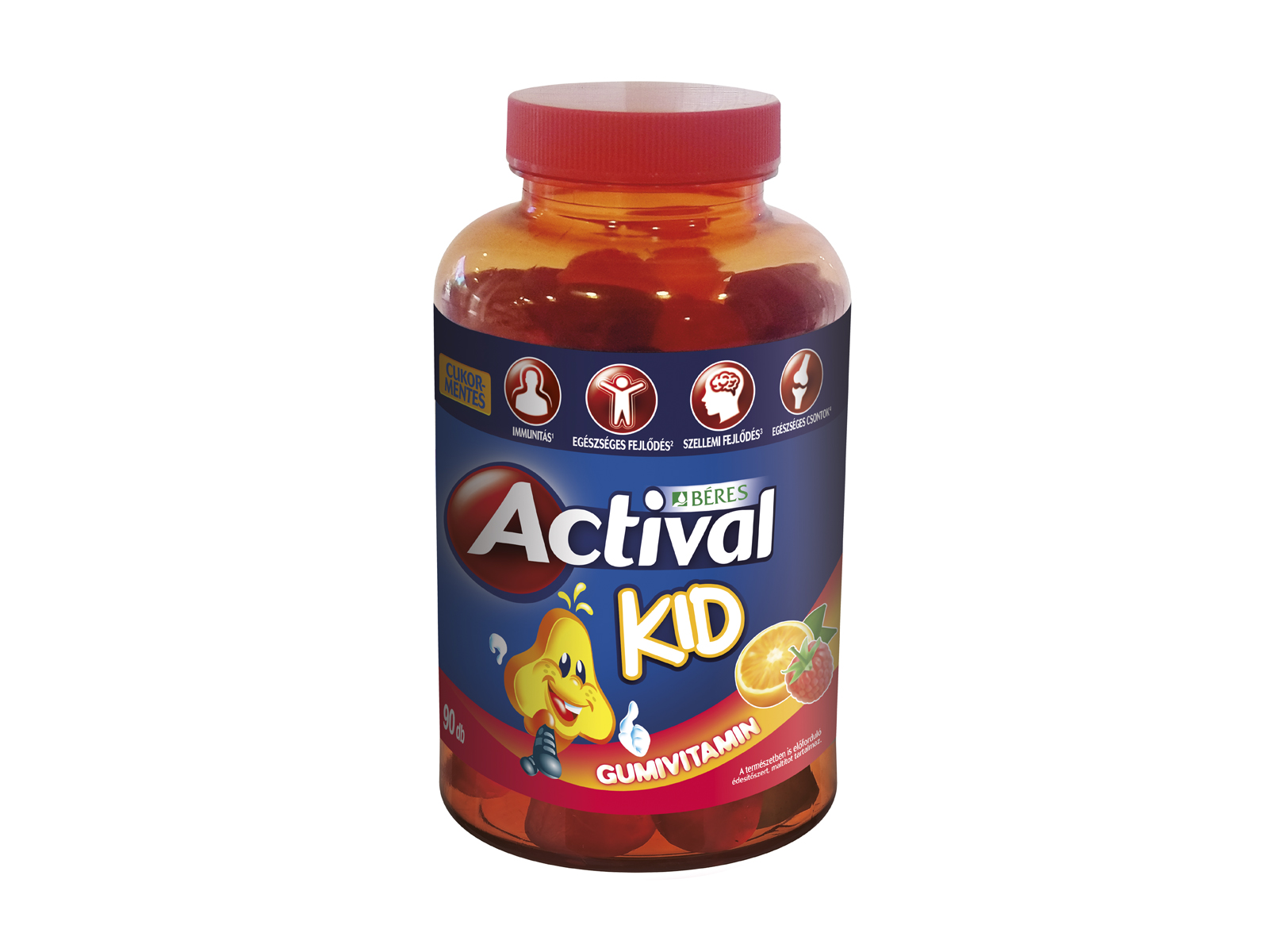 BÉRES ACTIVAL KID MULTIVITAMIN GUMIVITAMIN 90DB