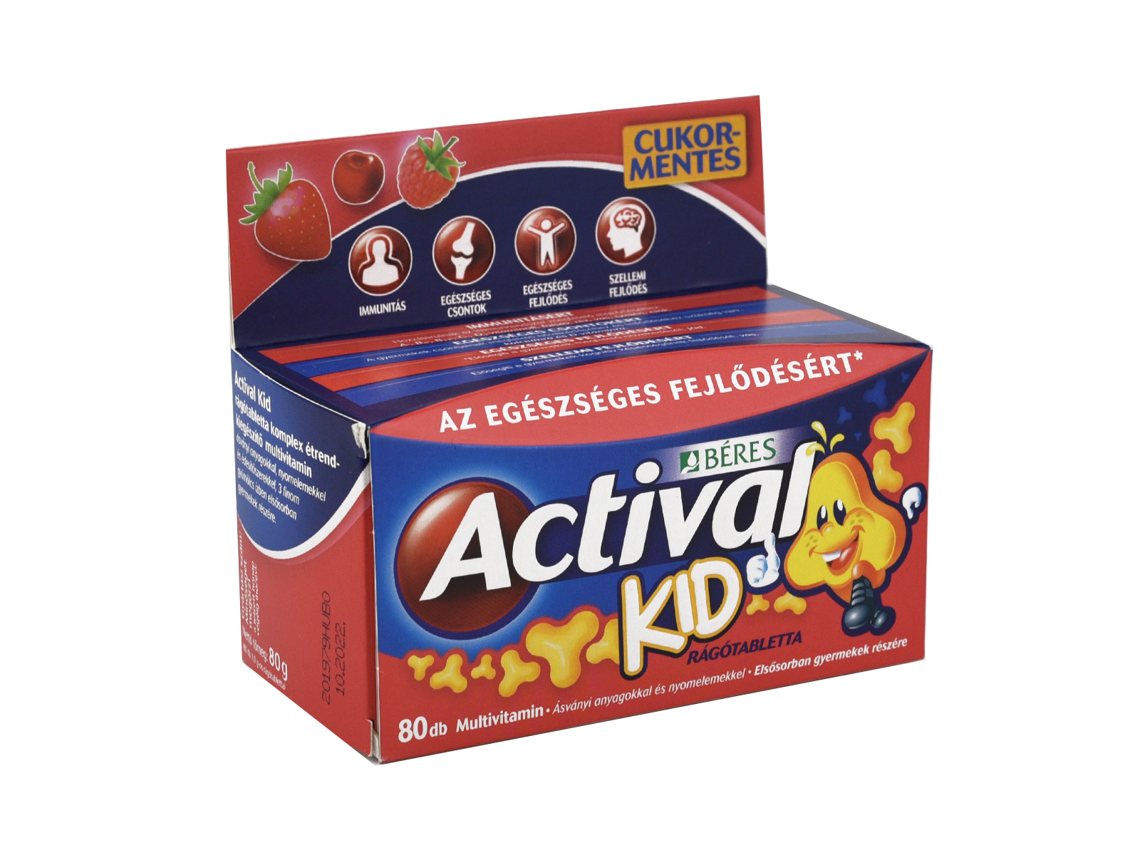 BÉRES ACTIVAL KID RÁGÓTABLETTA 80DB