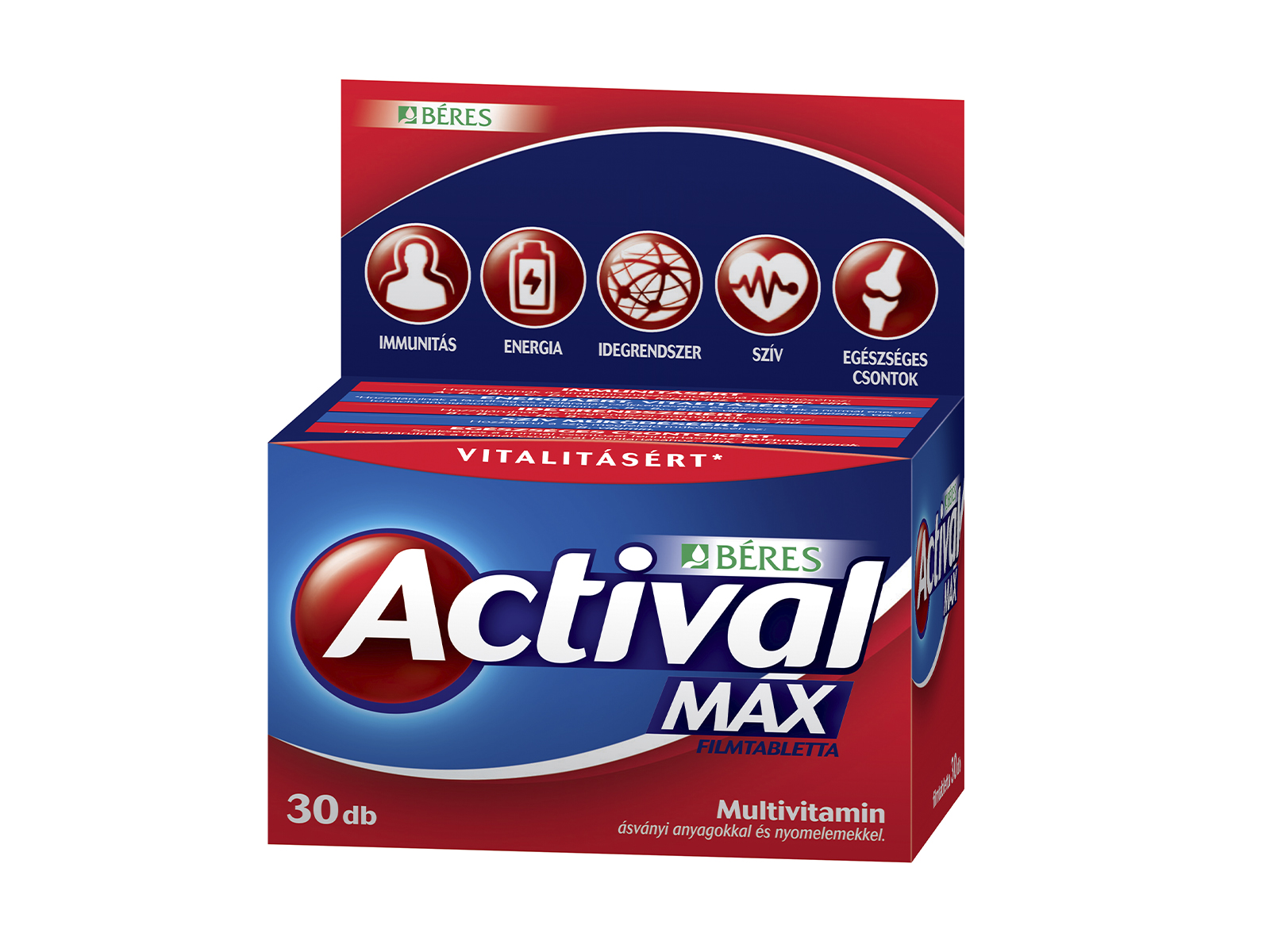 BÉRES ACTIVAL MAX FILMTABLETTA 30DB