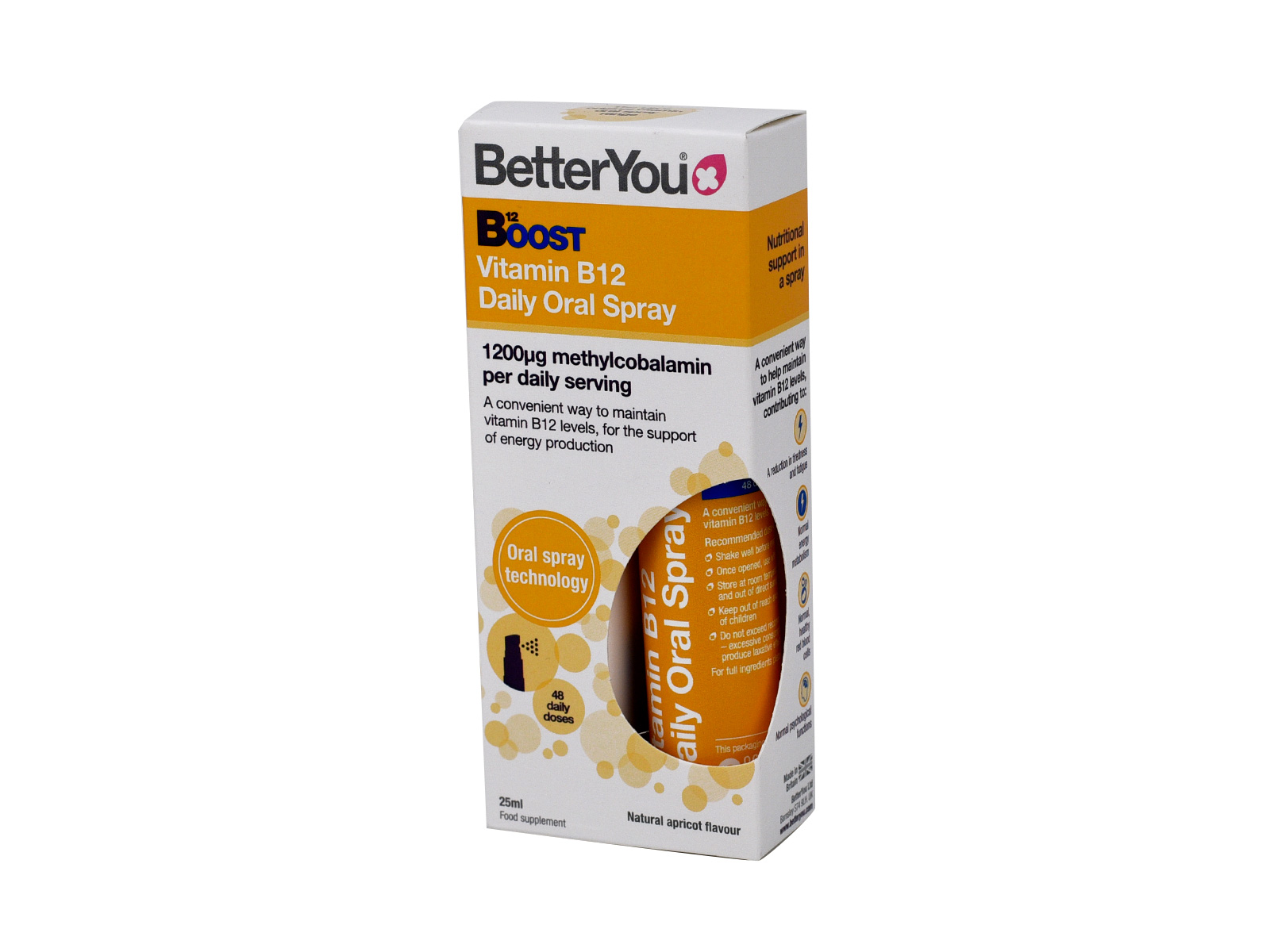 BETTERYOU B12-VITAMIN BOOST PURE ENERGY SZÁJSPRAY 25ML