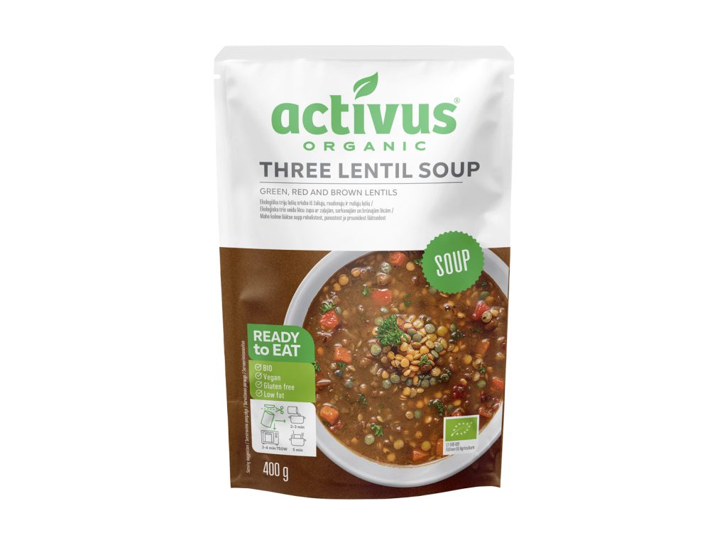 BIO ACTIVUS LENCSELEVES - ZÖLD, VÖRÖS, BARNA 400G