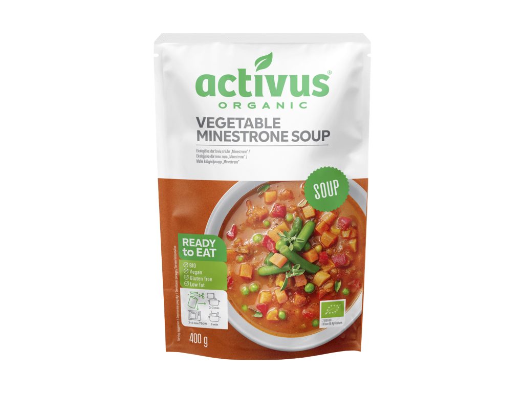 BIO ACTIVUS ZÖLDSÉGES MINESTRONE LEVES 400G