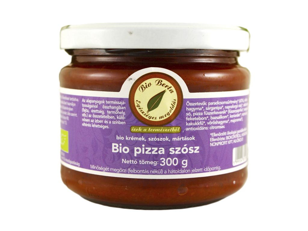 BIO BERTA PIZZA SZÓSZ 300G