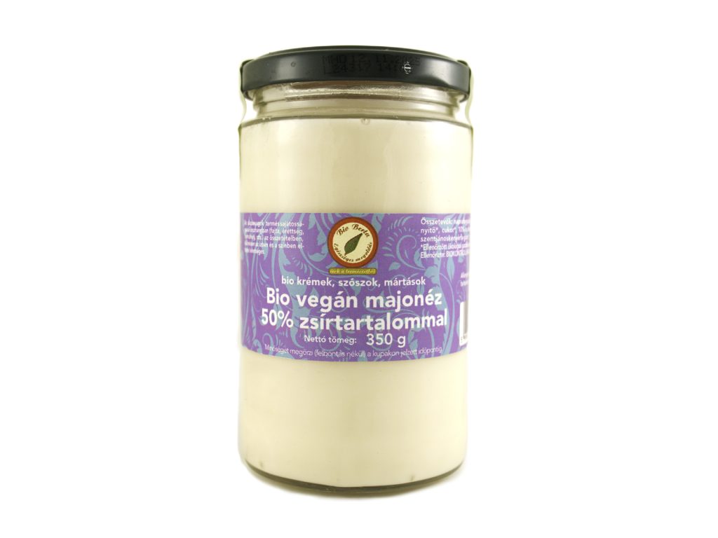 BIO BERTA VEGÁN MAJONÉZ 50% ZSÍRTARTALOMMAL 350G