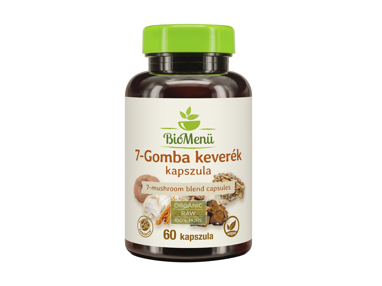 BIO BIOMENÜ 7-GOMBA KEVERÉK KAPSZULA 60DB