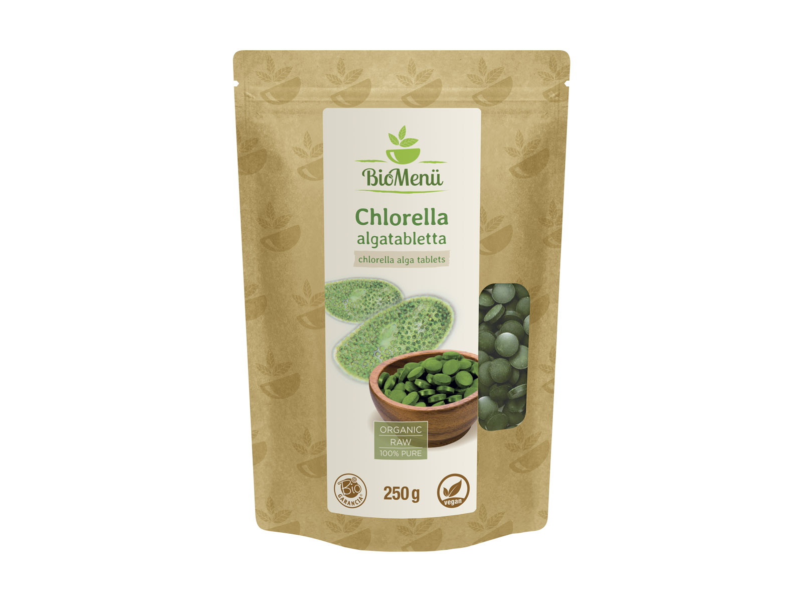BIO BIOMENÜ CHLORELLA ALGATABLETTA 250G