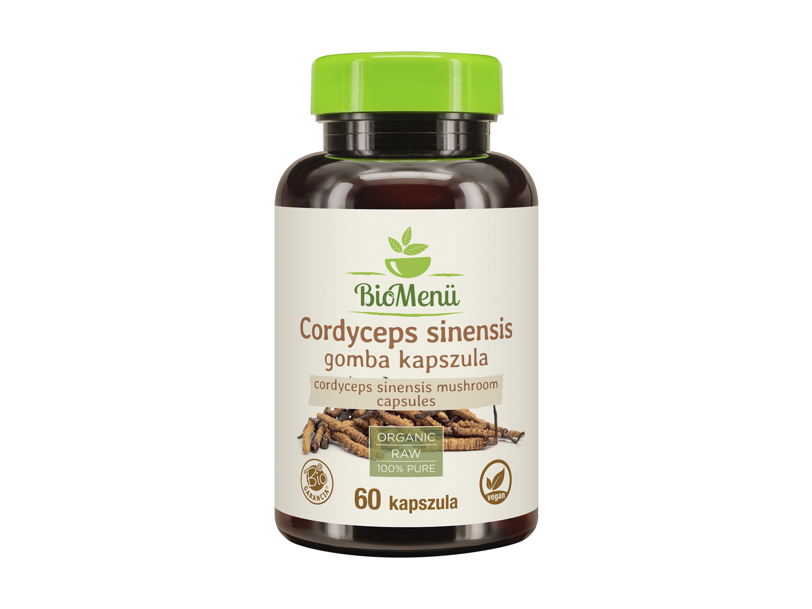 BIO BIOMENÜ CORDYCEPS SINENSIS GOMBA KAPSZULA 60DB