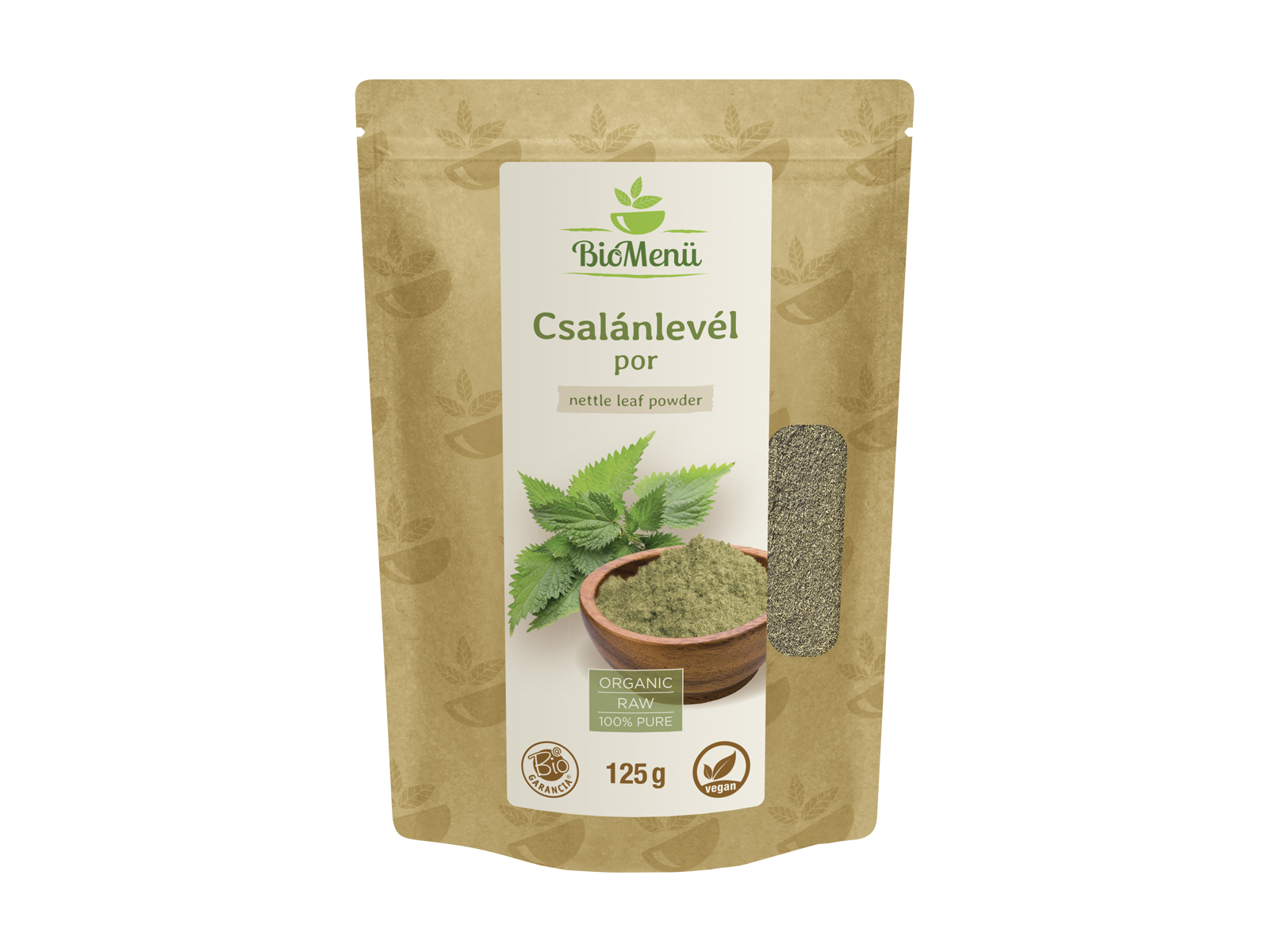 BIO BIOMENÜ CSALÁNLEVÉL POR 125G
