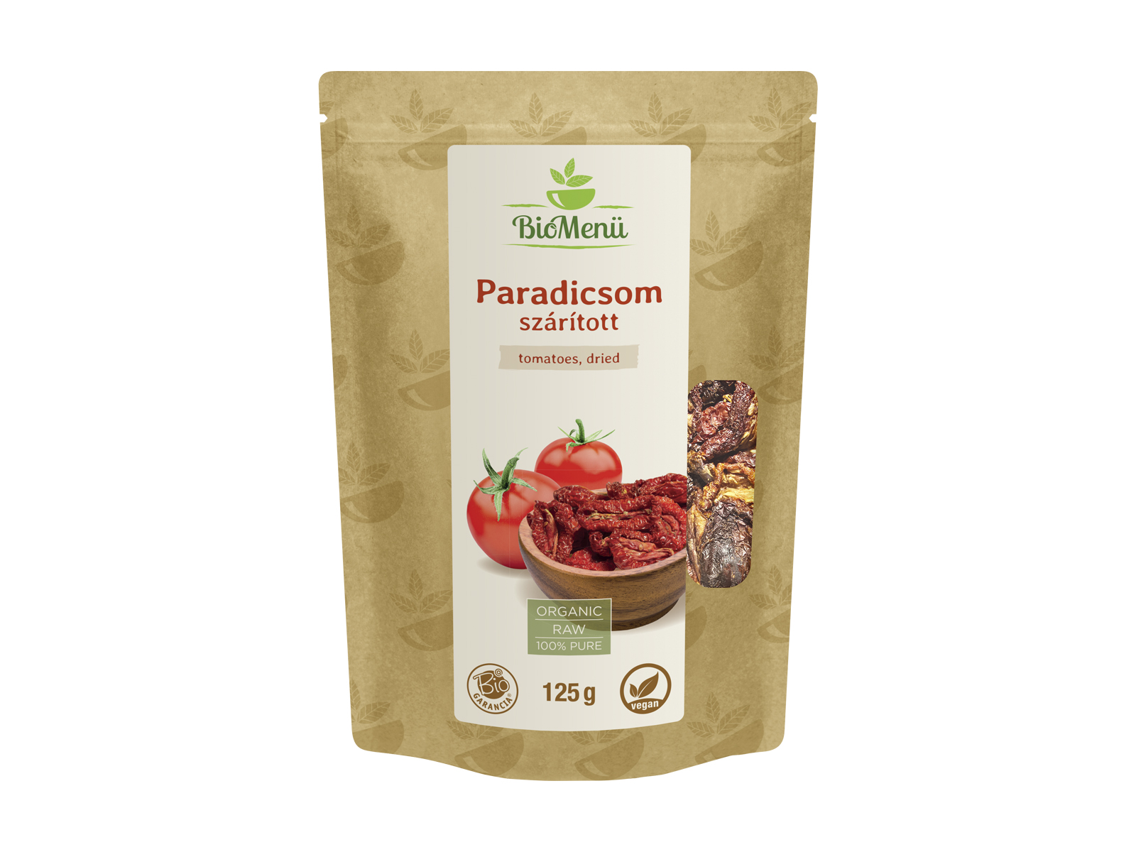 BIO BIOMENÜ PARADICSOM SZÁRÍTOTT 125G