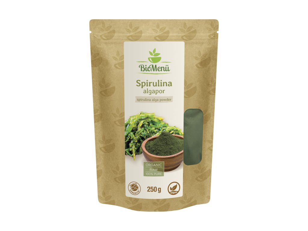 BIO BIOMENÜ SPIRULINA ALGA POR 250G