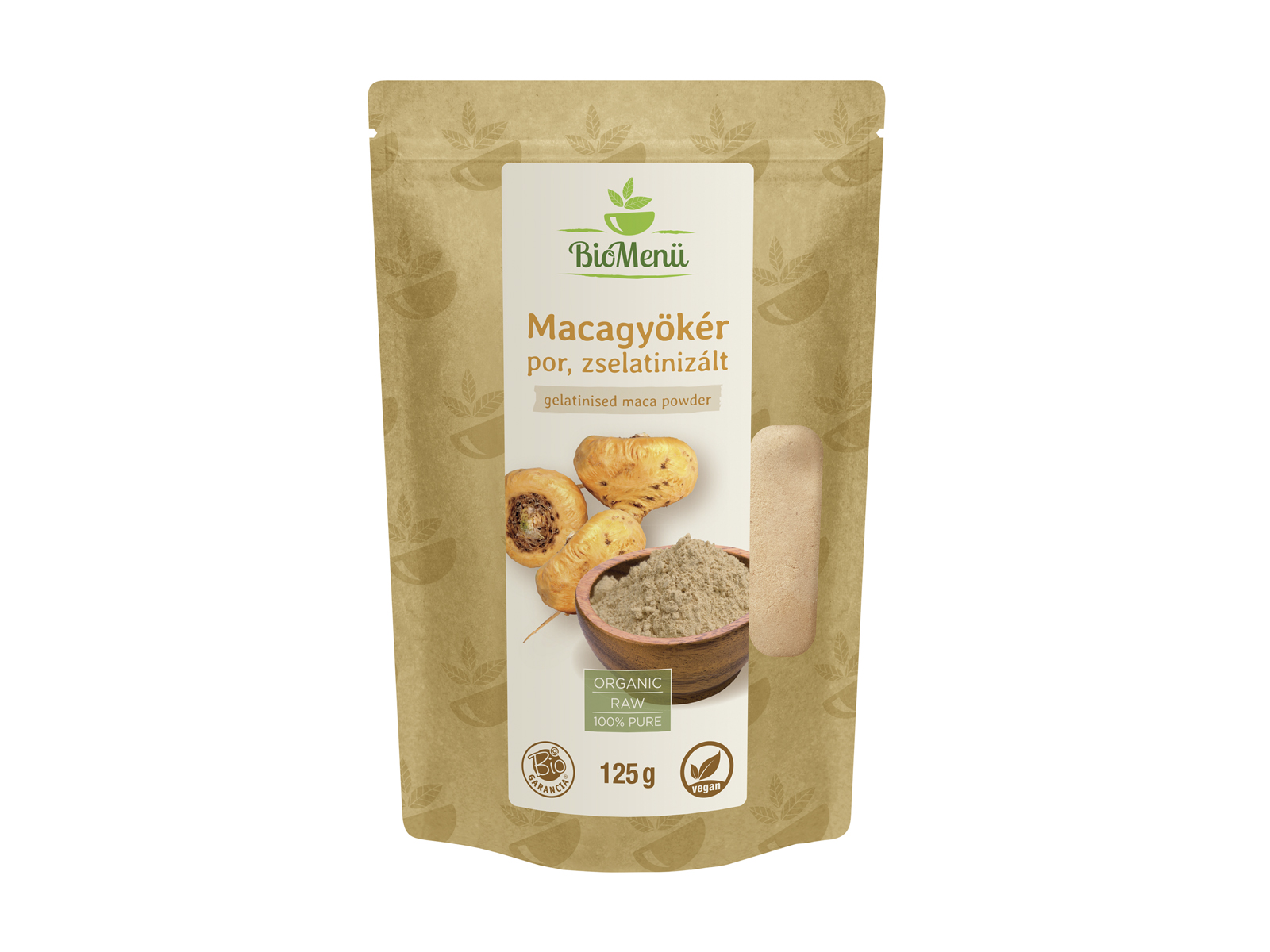 BIO BIOMENÜ ZSELATINIZÁLT MACAGYÖKÉR POR 125G