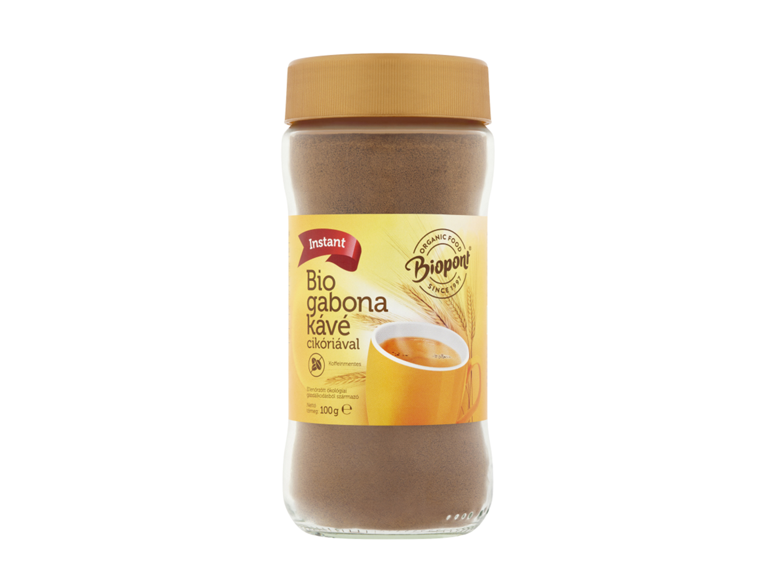 BIO BIOPONT GABONAKÁVÉ KEVERÉK INSTANT, ÜVEGES 100G