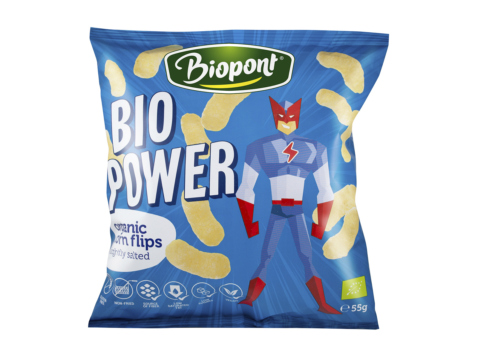BIO BIOPONT GLUTÉNMENTES POWER EXTRUDÁLT KUKORICA ENYHÉN SÓS 55G