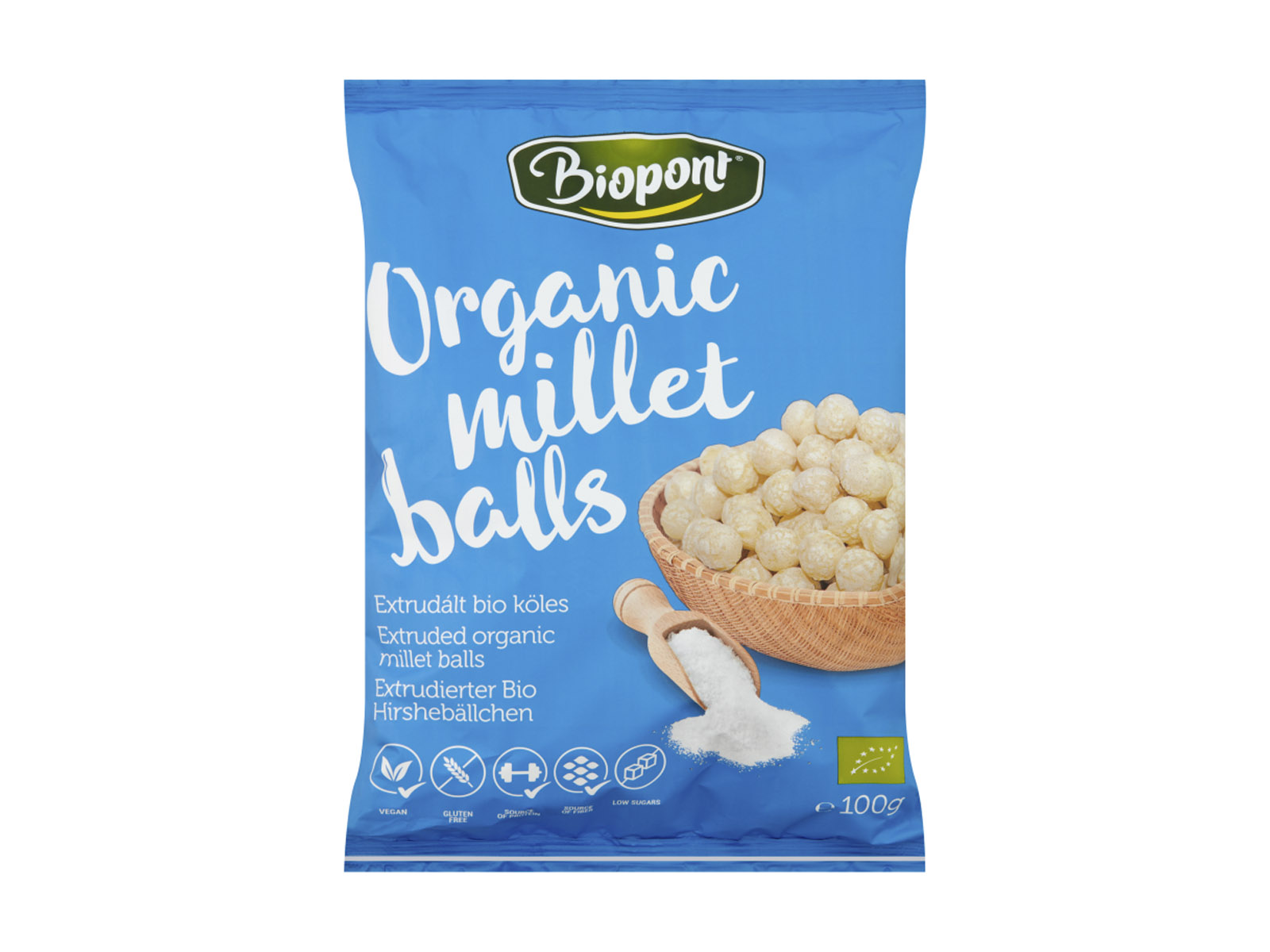 BIO BIOPONT KÖLESGOLYÓ EXTRUDÁLT ENYHÉN SÓS 100G