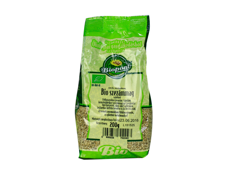 BIO BIOPONT SZEZÁMMAG BARNA 200G