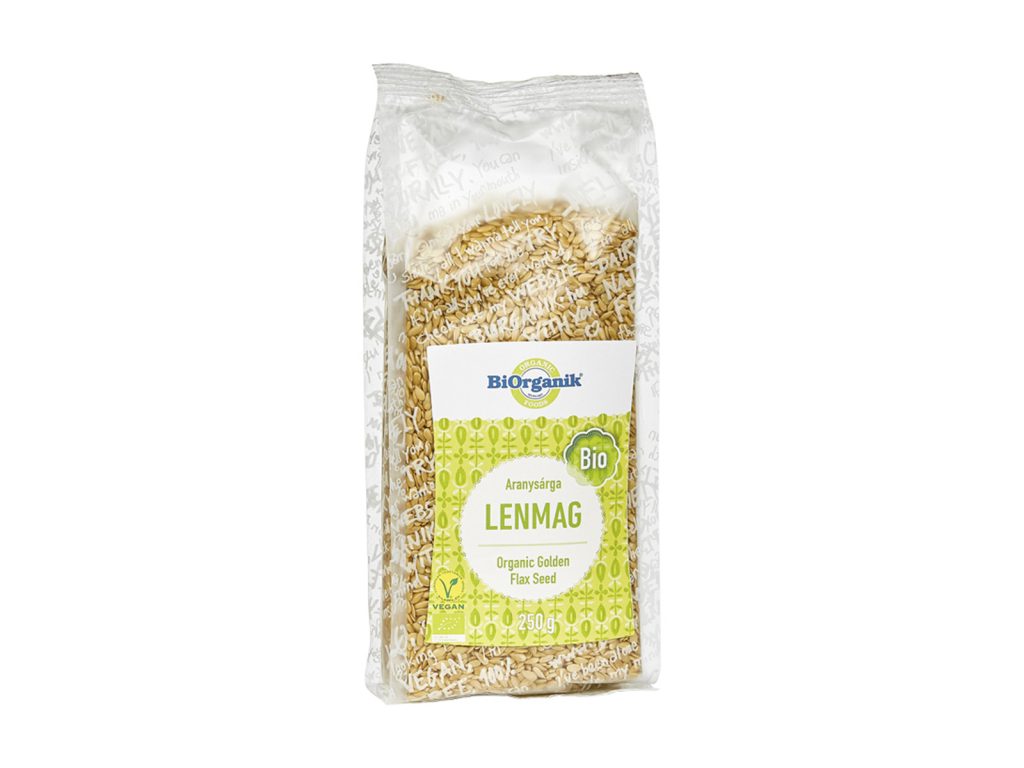 BIO BIORGANIK ARANYSÁRGA LENMAG 250G
