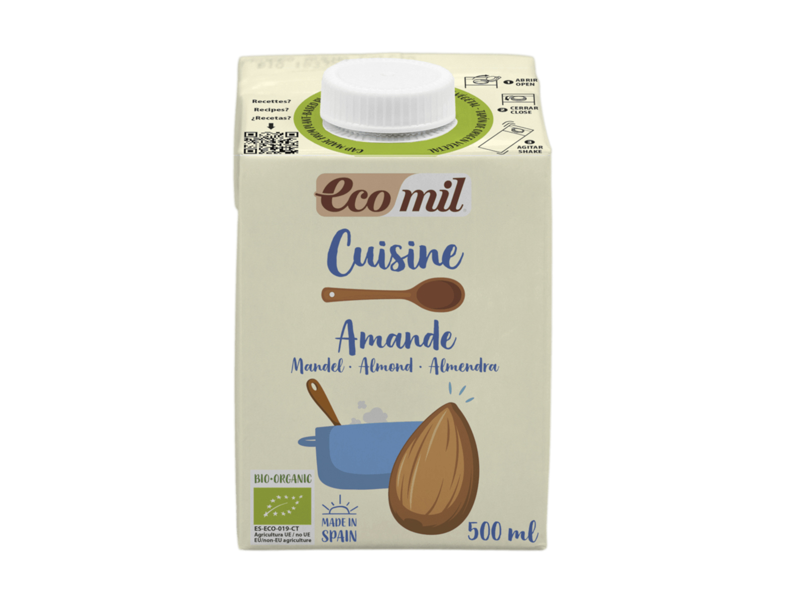 BIO ECOMIL MANDULA FŐZŐALAP 500ML