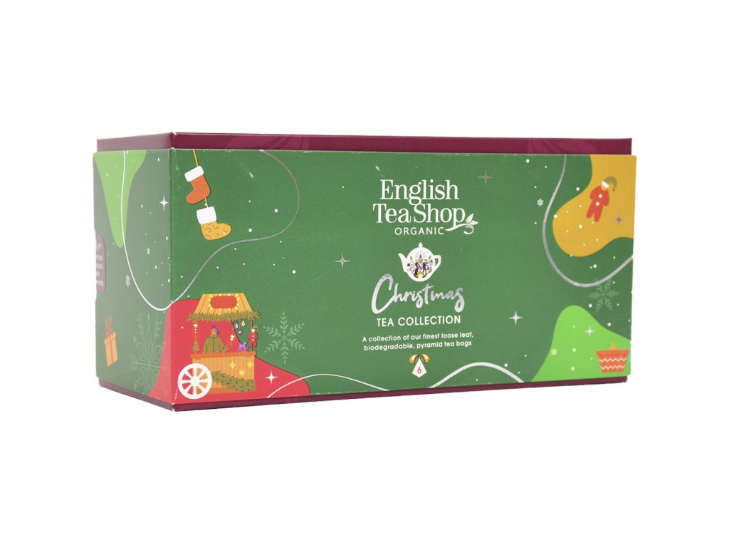 BIO ETS 6 XMAS TREE COLLECTION GREEN KARÁCSONYI FIGURÁS TEAVÁLOGATÁS PIRAMIS FILTERES 6DB